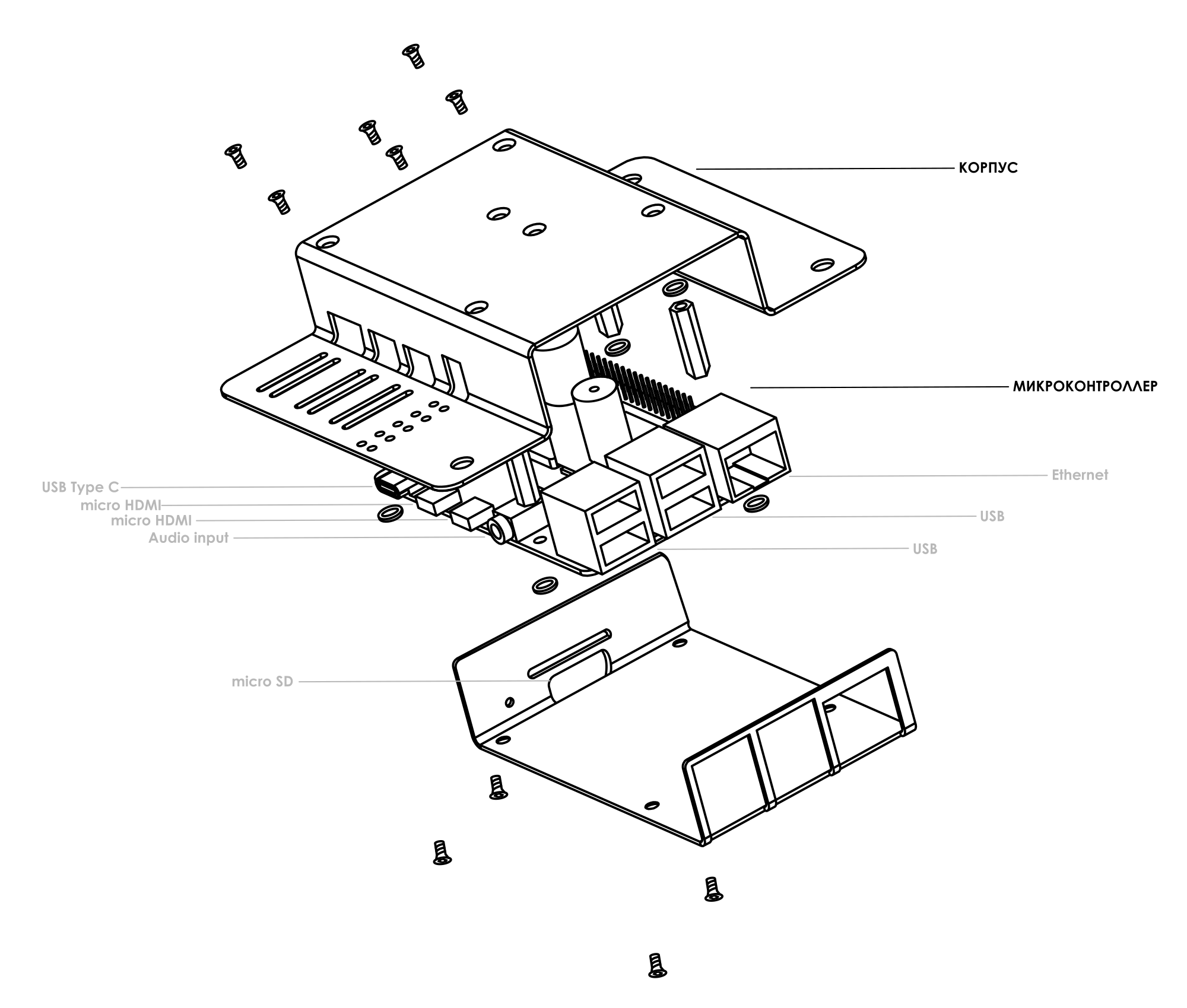 Офис-консоль сборка